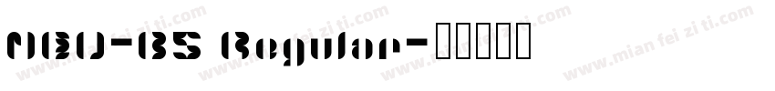 NEU-B5 Regular字体转换